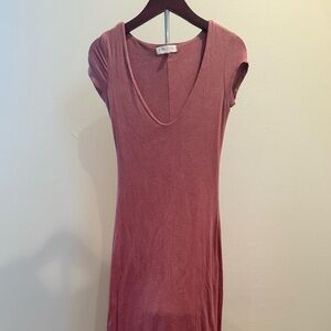 See You Monday Mauve Midi Dress